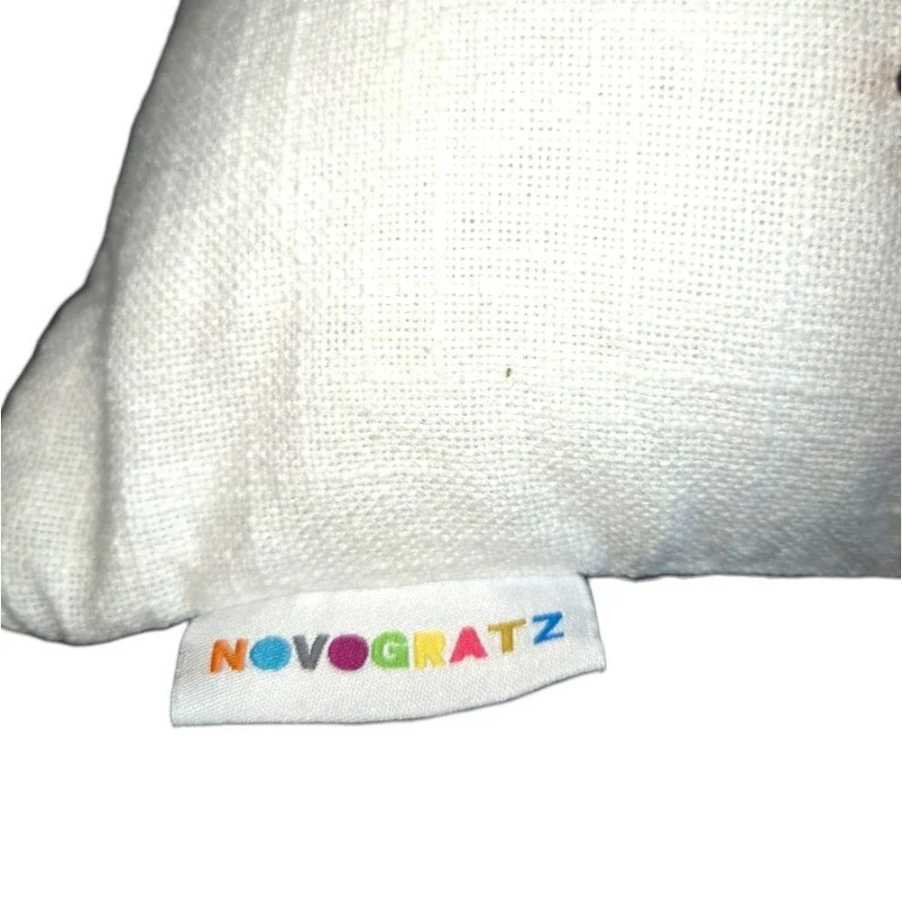 Novogratz‎ Black & Off White Beaded French Knot Spider Accent Pillow 20